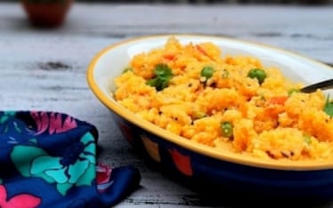 Upma di verdure con farina di mais