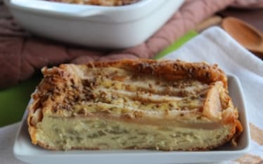 Clafoutis di finocchi e pere allo zenzero