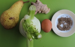 Preparazione Clafoutis di finocchi e pere allo zenzero - Fase 1