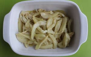 Preparazione Clafoutis di finocchi e pere allo zenzero - Fase 2