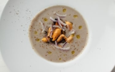 Crema di fagioli e cozze
