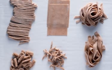Pasta fresca con farina di castagne