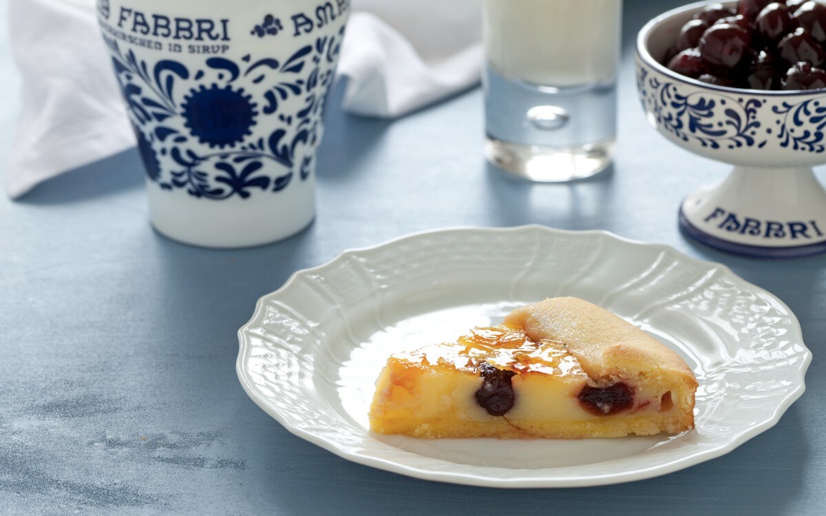 Tarte brulée alle amarene ricetta