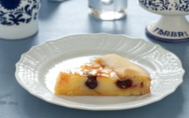 Tarte brulée alle amarene