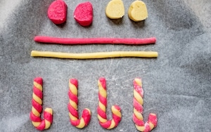 Preparazione Bastoncini di Natale - Fase 2