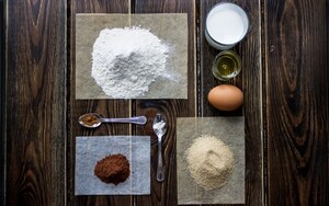 Preparazione Muffin renna di Natale - Fase 1