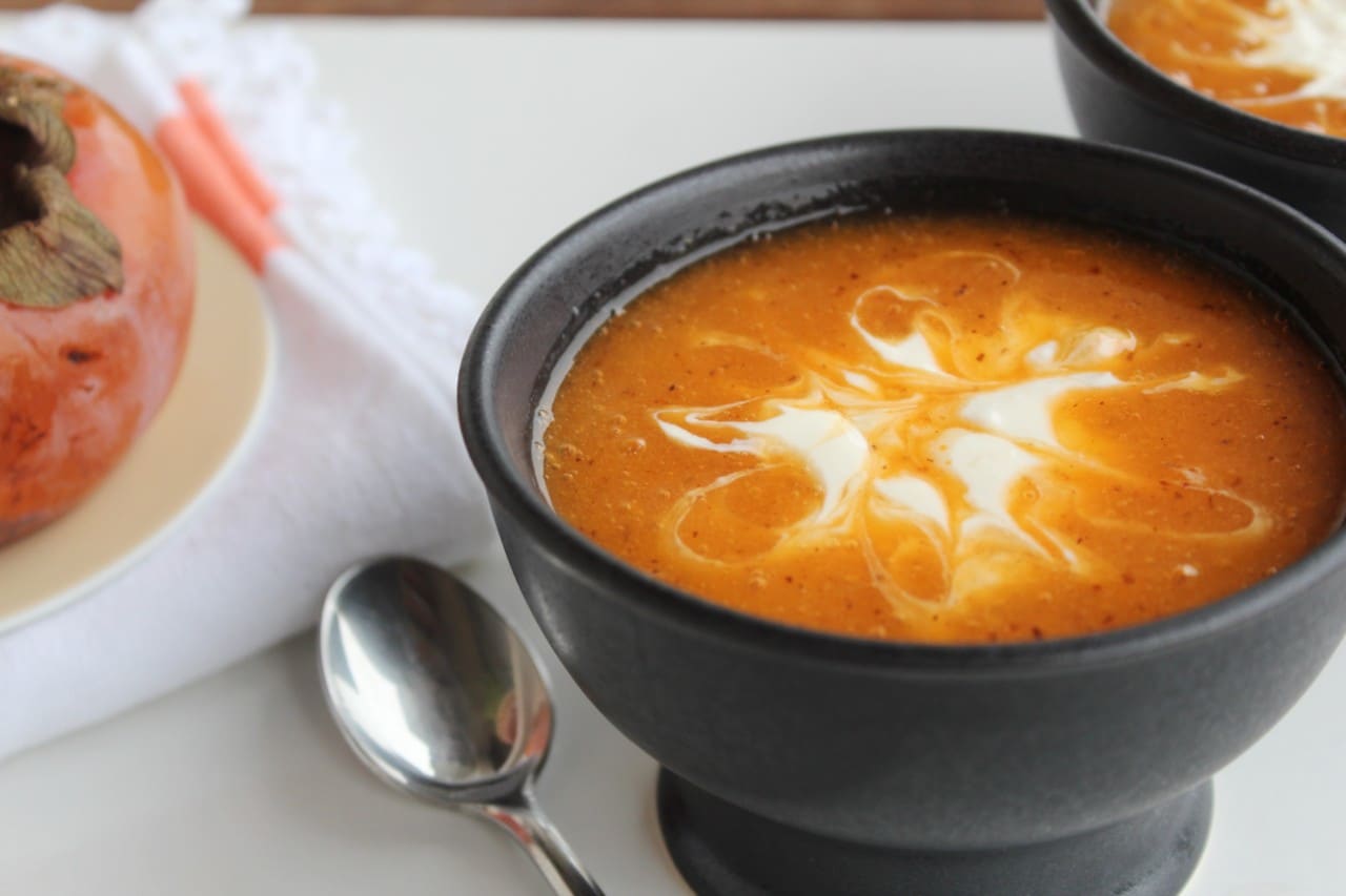 Crema di cachi allo zenzero e clementine ricetta