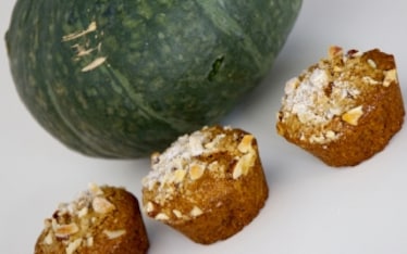 Muffin di zucca e noci