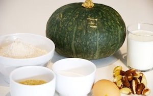 Preparazione Muffin di zucca e noci - Fase 1