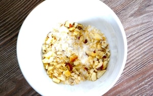 Preparazione Muffin di zucca e noci - Fase 1