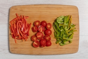 Preparazione Puttanesca di peperoni - Fase 1