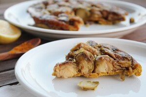 Preparazione Tatin integrale di cavolini di Bruxelles - Fase 3