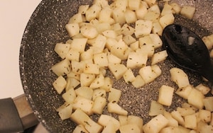 Preparazione Tortini di topinambur e patate al gorgonzola - Fase 1