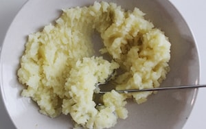 Preparazione Tortini di topinambur e patate al gorgonzola - Fase 1