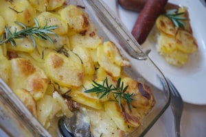 Preparazione Tortino di patate con pancetta e rosmarino - Fase 3