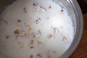 Preparazione Bavarese al torrone - Fase 1