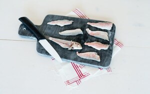 Preparazione Maccheroni alla chitarra con le triglie  - Fase 2