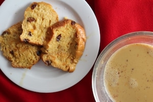 Preparazione French toast di panettone - Fase 2