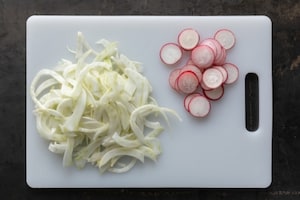 Preparazione Insalata di radicchio e finocchio al pompelmo - Fase 1