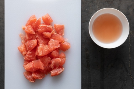 Preparazione Insalata di radicchio e finocchio al pompelmo - Fase 2 Preparazione Insalata di radicchio e finocchio al pompelmo - Fase 2