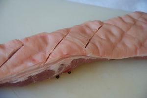 Preparazione Pancetta di maiale agli agrumi - Fase 2