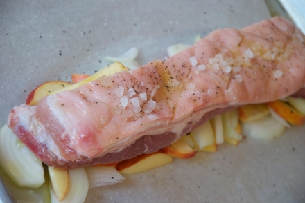 Preparazione Pancetta di maiale agli agrumi - Fase 3 Preparazione Pancetta di maiale agli agrumi - Fase 3