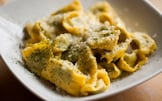 Ravioli del Plin con ricotta e spinaci