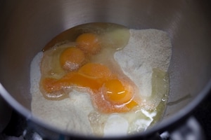 Preparazione Ravioli del Plin con ricotta e spinaci - Fase 1