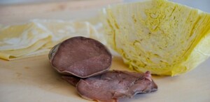 Preparazione Ravioli di lingua e verza - Fase 1