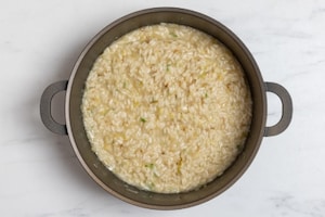 Preparazione Risotto ai finocchi, porri e capesante  - Fase 5