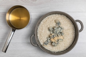 Preparazione Risotto al whisky torbato - Fase 2