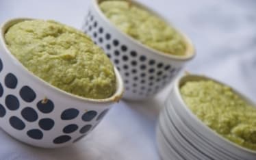 Soufflé di broccoli e gorgonzola