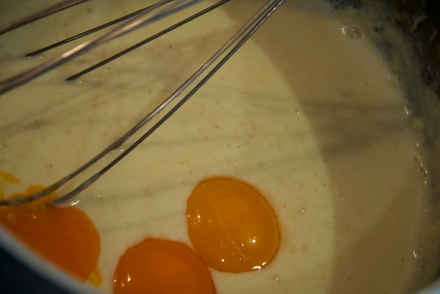 Preparazione Soufflé di broccoli e gorgonzola - Fase 4 Preparazione Soufflé di broccoli e gorgonzola - Fase 4