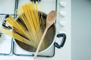 Preparazione Spaghetti al baccalà - Fase 2