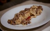 Tagliatelle di grano Russello e ragù di fagiano