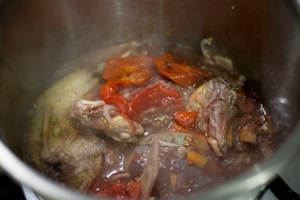 Preparazione Tagliatelle di grano Russello e ragù di fagiano - Fase 3