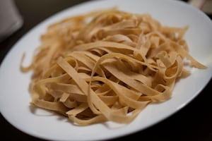 Preparazione Tagliatelle di grano Russello e ragù di fagiano - Fase 5
