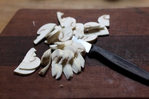 Preparazione Tortelli di castagne ai funghi - Fase 2