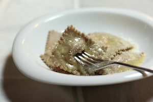 Preparazione Tortelli di castagne ai funghi - Fase 3