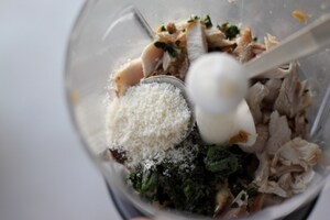 Preparazione Tortelli ripieni di coniglio e spinaci - Fase 1