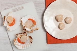 Preparazione Capesante al bacon e pepe verde - Fase 1