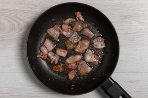 Preparazione Capesante al bacon e pepe verde - Fase 1