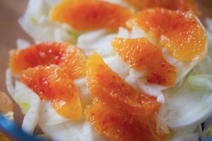 Preparazione Insalata di arance, songino, pistacchi e finocchi - Fase 2