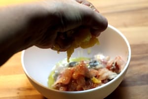 Preparazione Millefoglie di sgombro e finocchi - Fase 1