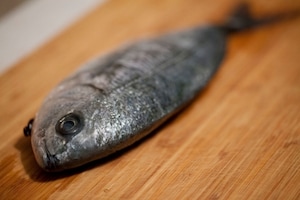 Preparazione Occhiata con pancetta croccante e purè di cavolfiore - Fase 3