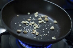 Preparazione Occhiata con pancetta croccante e purè di cavolfiore - Fase 7