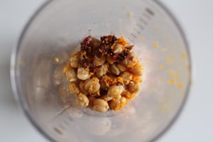 Preparazione Paté di ceci con finocchi all’arancia - Fase 1