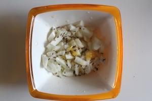 Preparazione Paté di ceci con finocchi all’arancia - Fase 2