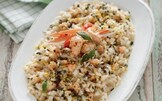 Risotto agli scampi con gremolata di salvia