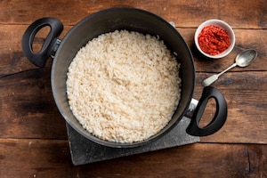 Preparazione Risotto 'nduja e stracciatella di burrata - Fase 2
